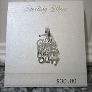 NEW 925 Pendant/Charm 'Girls Night Out'